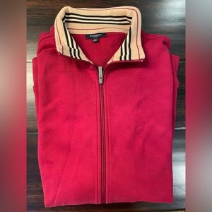 Burberry Zip up jacket. Size Large.